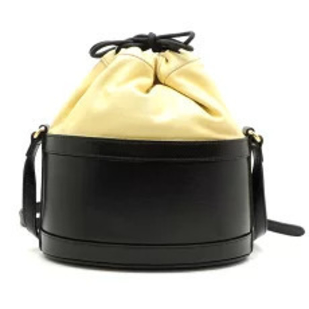 Gucci Black Bucket Bag Horsebit Leather Shoulder